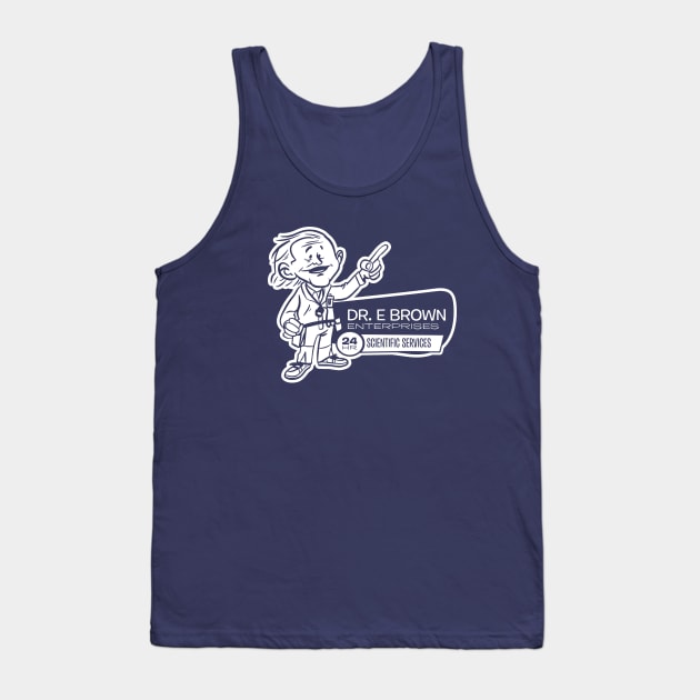 Doc Brown - Scientist For Hire! Tank Top by sombreroinc